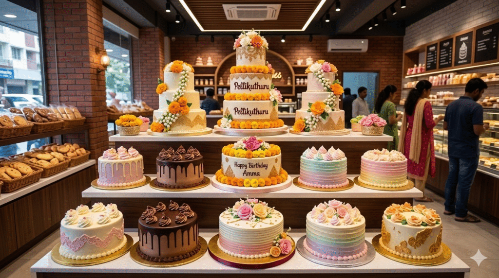 Custom cakes in Hyderabad with beautiful designs and flavors